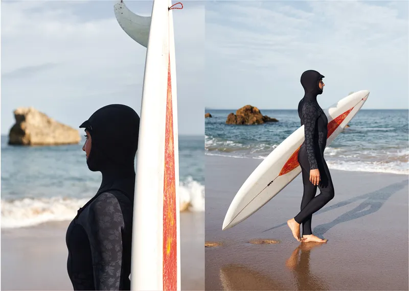 Roxy 5/4/3 Swell Series Hooded Wetsuit FZ GBS Black-7